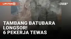6 Pekerja Tewas Tertimbun Longsor Tambang Batu Bara