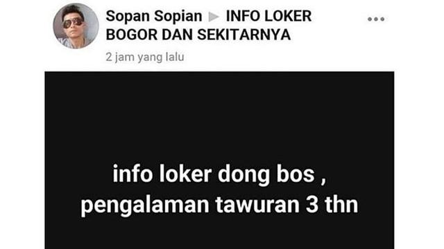 5 Status Facebook Orang Cari Kerja Ini Bikin Senyum Nyengir Hot Liputan6 Com