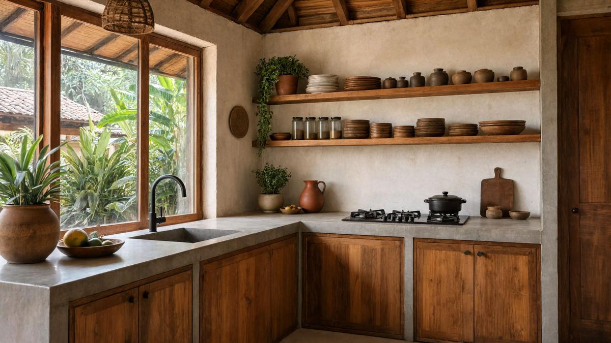 10 Desain Dapur Tradisional Rumah Desa agar Tidak Kumuh, Tampil Bersih dan Rapi