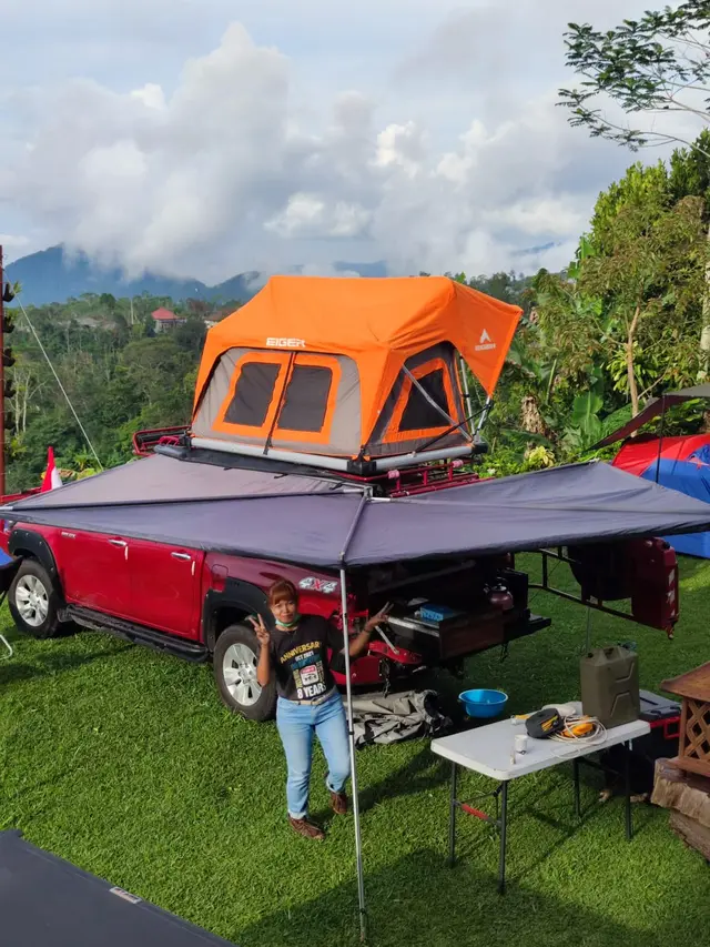 Tampak Belakang Mobil Tenda ala Double Cabin 2
