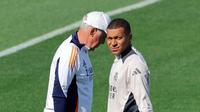 Saat ini, tim asuhan pelatih Carlo Ancelotti belum terkalahkan dalam lima pertandingan di La Liga 2024/2025. (Thomas COEX/AFP)