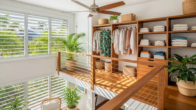 Rumah Sederhana dengan Mezzanine Sebagai Walk-In Closet Pribadi