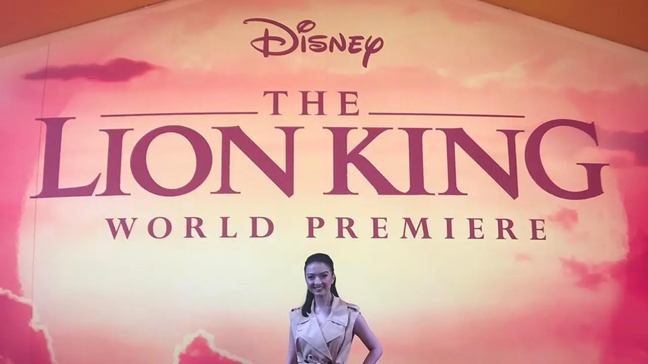 [Fimela] Raline Shah di Premiere The Lion King di Hollywood