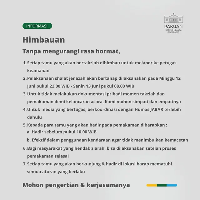 Atalia Praratya Imbau Masyarakat untuk Menyaksikan Prosesi Pemakaman Eril lewat Televisi, Radio, dan YouTube. (instagram.com/ataliapr)