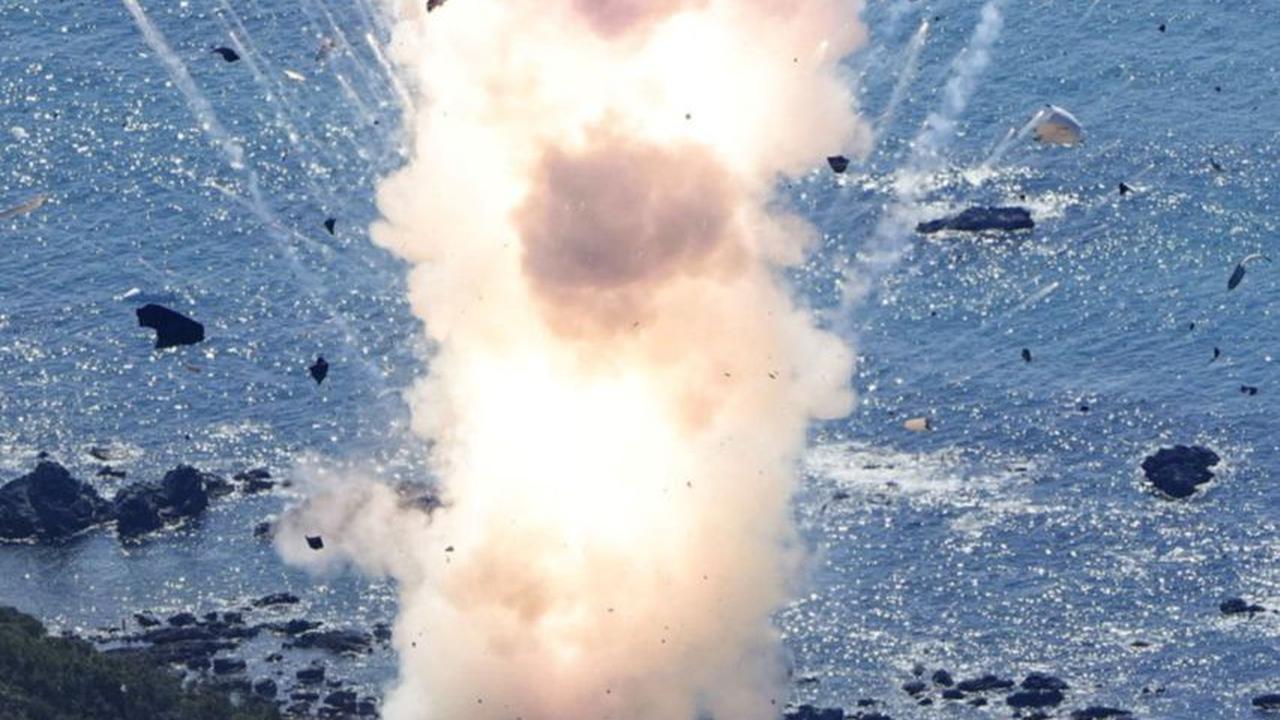 FOTO: Penampakan Roket Space One Jepang Meledak Sesaat Setelah Diluncurkan