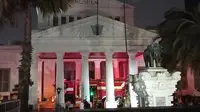Kebakaran Museum Nasional atau Museum Gajah di Jalan Medan Merdeka Barat, Jakarta Pusat. (Liputan6.com/Erina Putri)