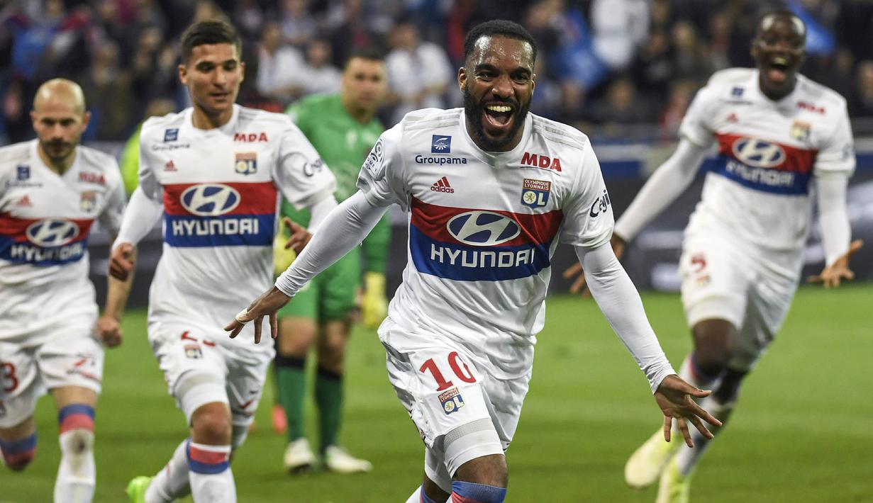 Alexander Lacazette akan segera bergabung dengan skuat Arsenal yang akan menjalani kegiatan pramusim di Sydney, Australia. (AFP/Philippe Desmazes)