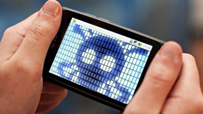 Foto: Ilustrasi malware di smartphone (ibitimes.co.uk)