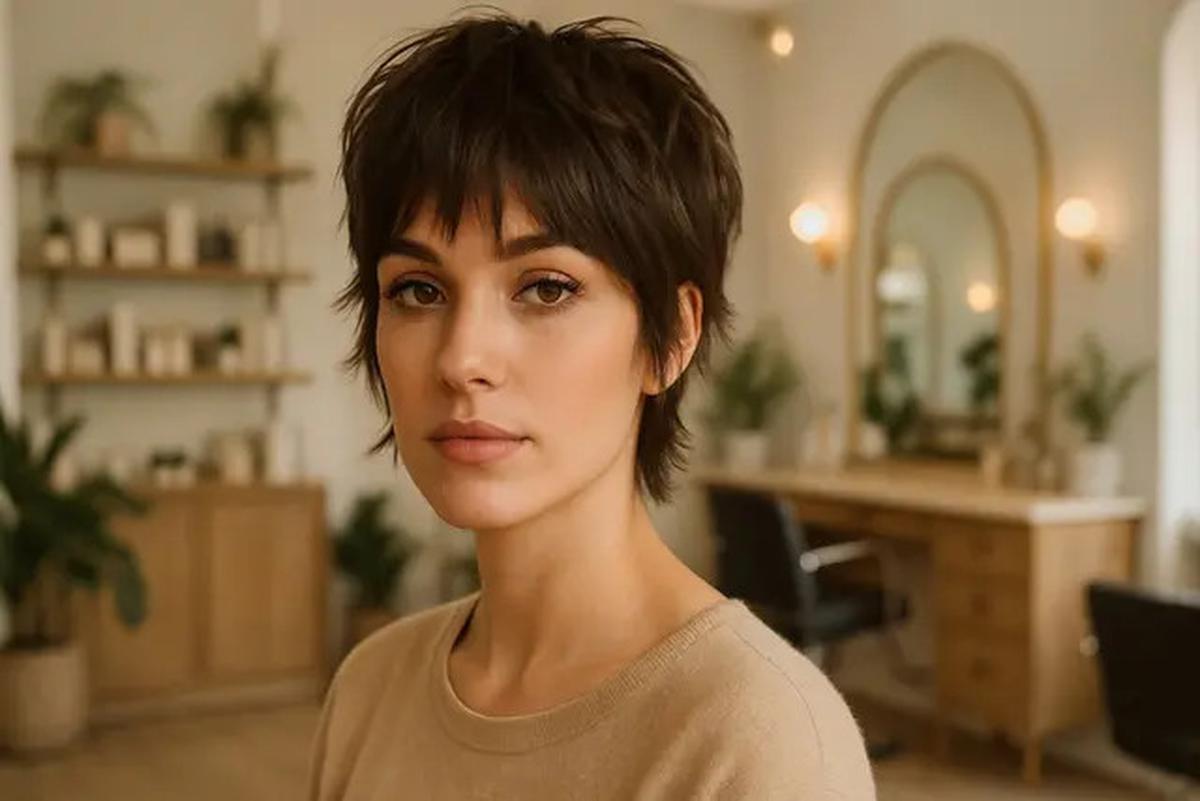 9 Model Rambut Shag Modern dengan Curtain Bangs, Potongan Awet Muda Anti Ribet
