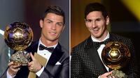 Cristiano Ronaldo - Lionel Messi (AFP PHOTO/ FABRICE COFFRINI)