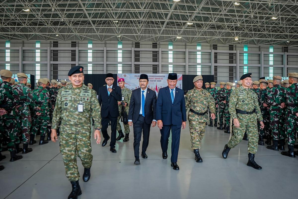 Ribuan Kadet Unhan Diberangkatkan ke 181 Sekolah Rakyat, Perkuat Karakter Siswa
