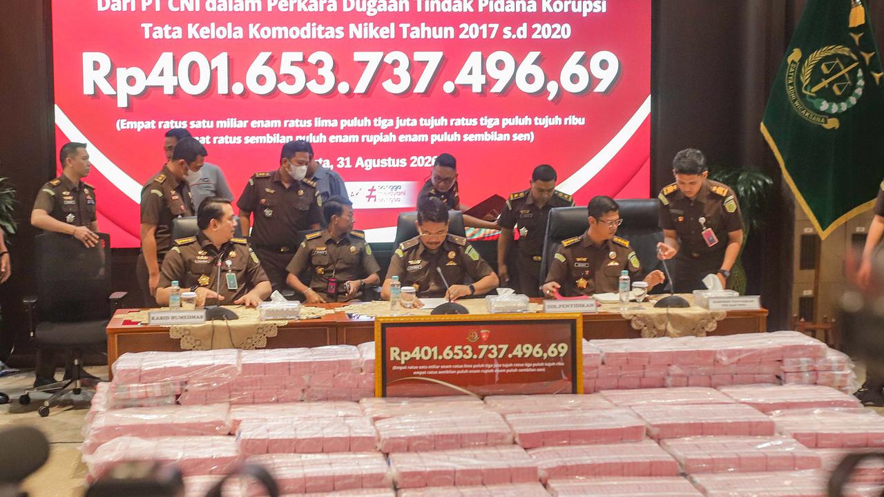 Kejagung Sita Rp 401 Miliar dalam Kasus Korupsi Tata Kelola Nikel