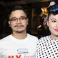 Derby Romero dan pacar, Claudia Adinda [Foto: Herman Zakharia/Liputan6.com]