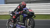 Pembalap Monster Energy Yamaha, Fabio Quartararo finis di posisi keempat dan rebut juara dunia MotoGP (AFP)