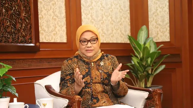 Menaker Ida Minta Qatar Libatkan Pekerja Indonesia di Gelaran Piala Dunia 2022