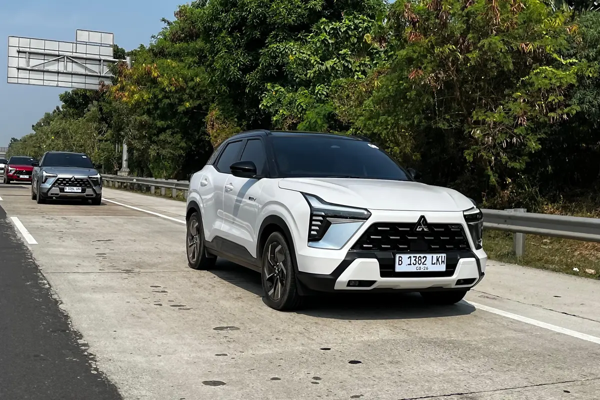 Berkendara Mitsubishi XForce Hybrid, Peningkatan Suspensi Signifikan (Arief A/Liputan6.com)