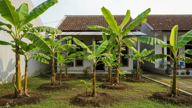 Jenis Pohon Pisang Pendek untuk Lahan Terbatas Model Pisang Muli