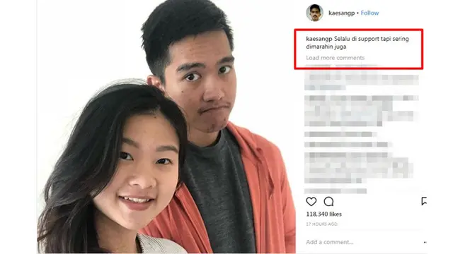 Kaesang Pangarep dan Felicia