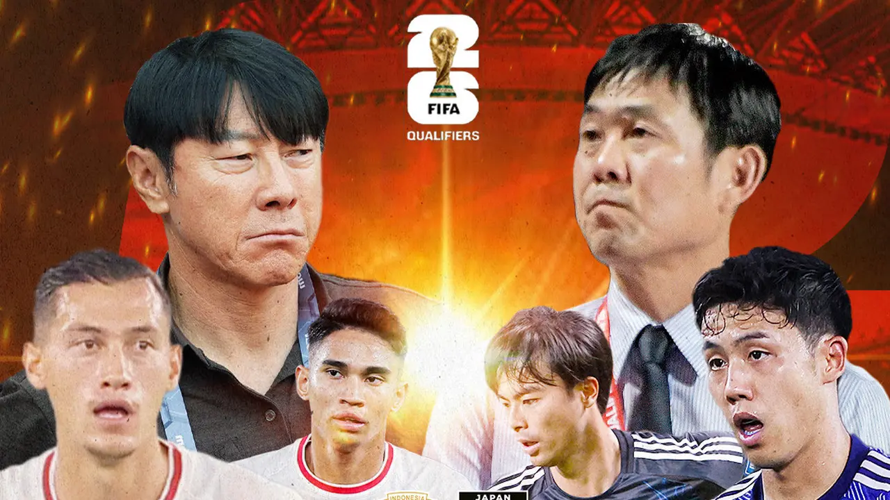 Kualifikasi Piala Dunia 2026 - Indonesia Vs Jepang: Shin Tae-yong, Jay Idzes, Marselino Ferdinan vs Hajime Moriyasu, Wataru Endo, Kaoru Mitoma