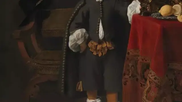 Lukisan dengan gambar logo sepatu Nike yang diduga ada dalam lukisan yang berusia 400 tahun lalu (Source: Tangkapan layar dari website ladbible.com)