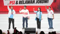 Ketua Umum Relawan Projo Budi Arie dalam Konsolidasi Akbar PSI dan Relawan Jokowi di Sentul International Convention Center, Minggu (21/1/024). (Foto: Istimewa).