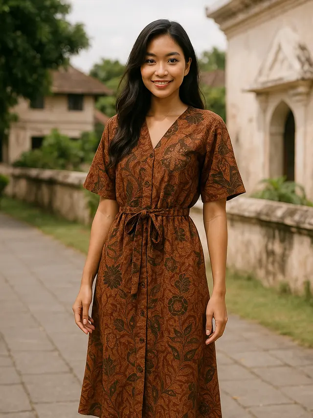 7 Model Dress Batik Santai untuk Liburan di Yogyakarta, Gaya Tetap Modis di Tengah Budaya