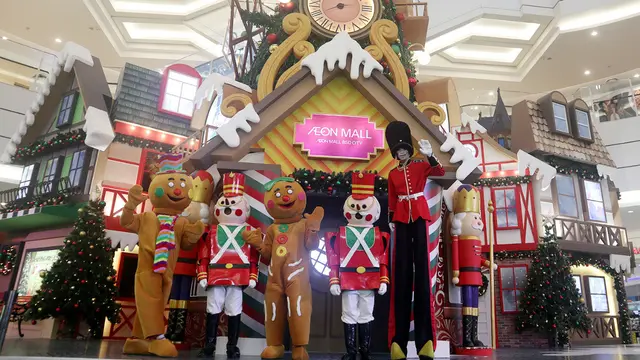 Acara Jolly Christmas Town digelar di Main Atrium Aeon Mall BSD City