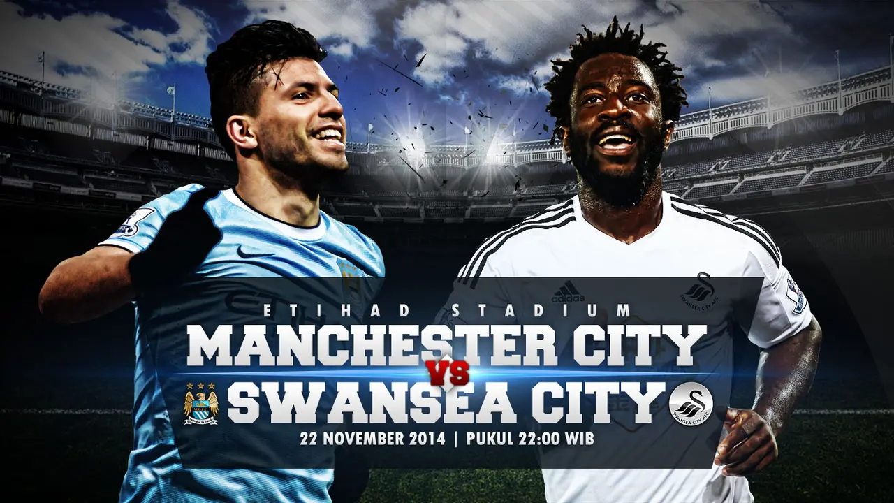 Prediksi Manchester City vs Swansea City (Liputan6.com/Yoshiro)