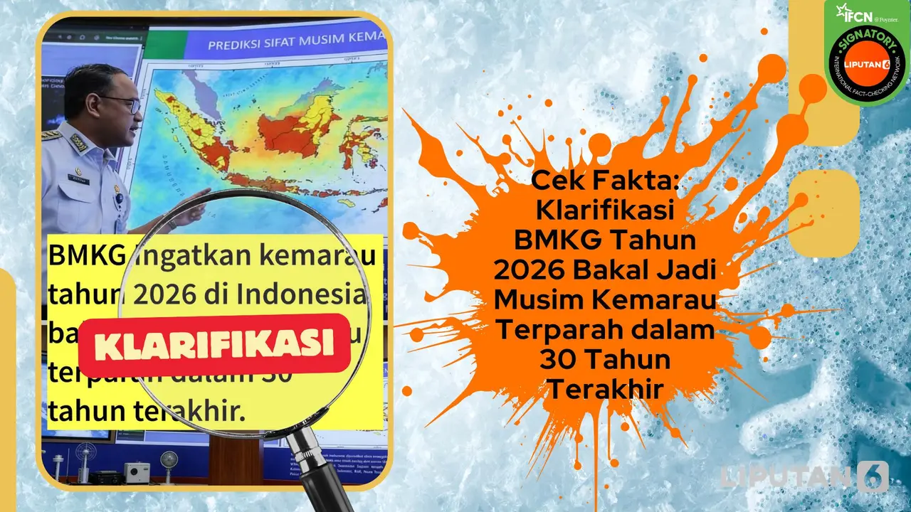 Cek fakta BMKG sebut tahun 2026 bakal jadi musim kemarau terparah