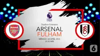 Arsenal vs Fulham (liputan6.com/Abdillah)