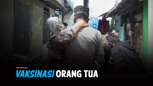 VIDEO: Evakuasi Manula Untuk Divaksin