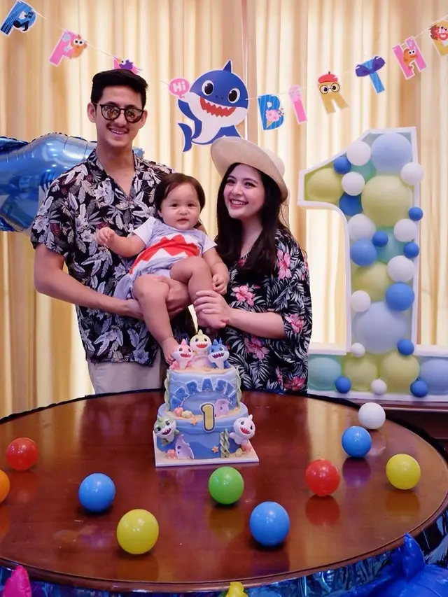 7 Momen Ulang Tahun Pertama Anak Tasya Kamila, Penuh Rasa Bahagia