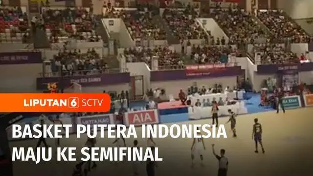 Pada cabang bola basket putera, Indonesia berhasil menutup penyisihan Grup B sebagai juara grup setelah di pertandingan terakhir mengalahkan Thailand.