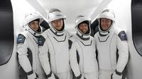 Kru Farm2 yang akan mengeksplorasi wilayah kutub Bumi dalam misi berawak terbaru dari SpaceX. (Dok: SpaceX)