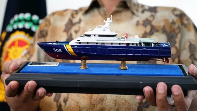 KKP bangun dua kapal pengawas perikanan berukuran 50 meter di 2022. Kedua kapal ini dilengkapi teknologi anti illegal fishing. (Dok KKP)