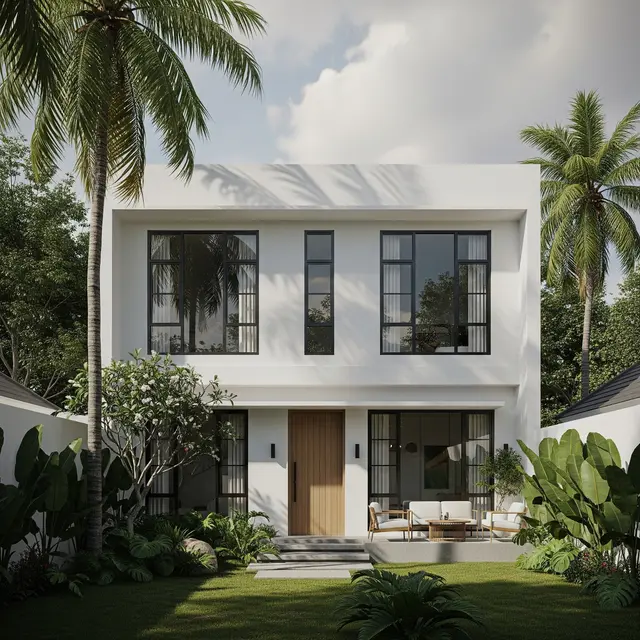 Gambar Rumah Minimalis Atap Datar