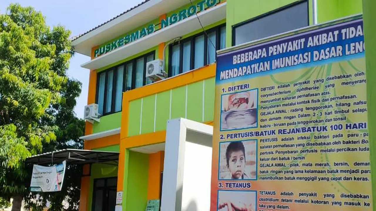 Puskesmas Ngroto, Kecamatan Cepu, Kabupaten Blora, Jawa Tengah (Liputan6.com/Ahmad Adirin)