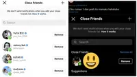 Netizen pamerkan isi kontak close friend di Instagram, nyeleneh sampai kocak. (Sumber: Twitter/
