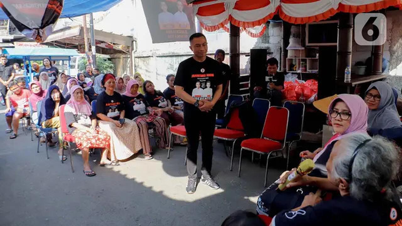 Berkampanye, Cagub Jakarta Nomor Urut 2 Dharma Pongrekun Sambangi Warga Pasar Minggu