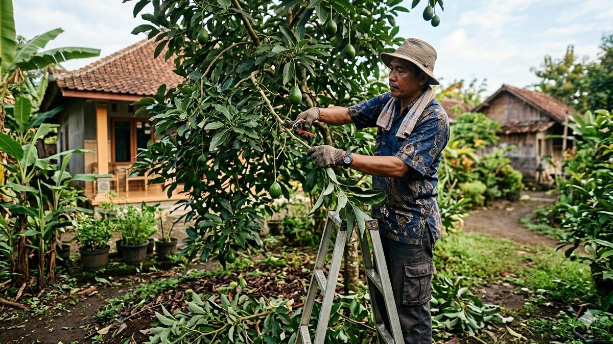 7 Cara Pemangkasan Alpukat agar Cepat Berbuah Lebat di Pekarangan
