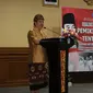 Kepala Perpusnas Syarif Bando dalam&nbsp;acara 'Sosialisasi Pemikiran Bung Karno tentang Pancasila' yang diselenggarakan UPT Perpustakaan Proklamator Bung Karno di Badung, Bali, Kamis (1/12/2022). (Liputan6.com/ Ist)