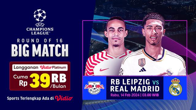 RB Leipzig Vs Real Madrid