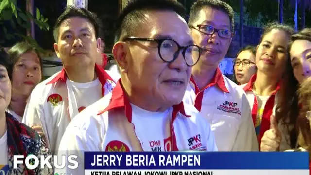 Keseruan Relawan dan Pendukung Cawapres Nobar Debat