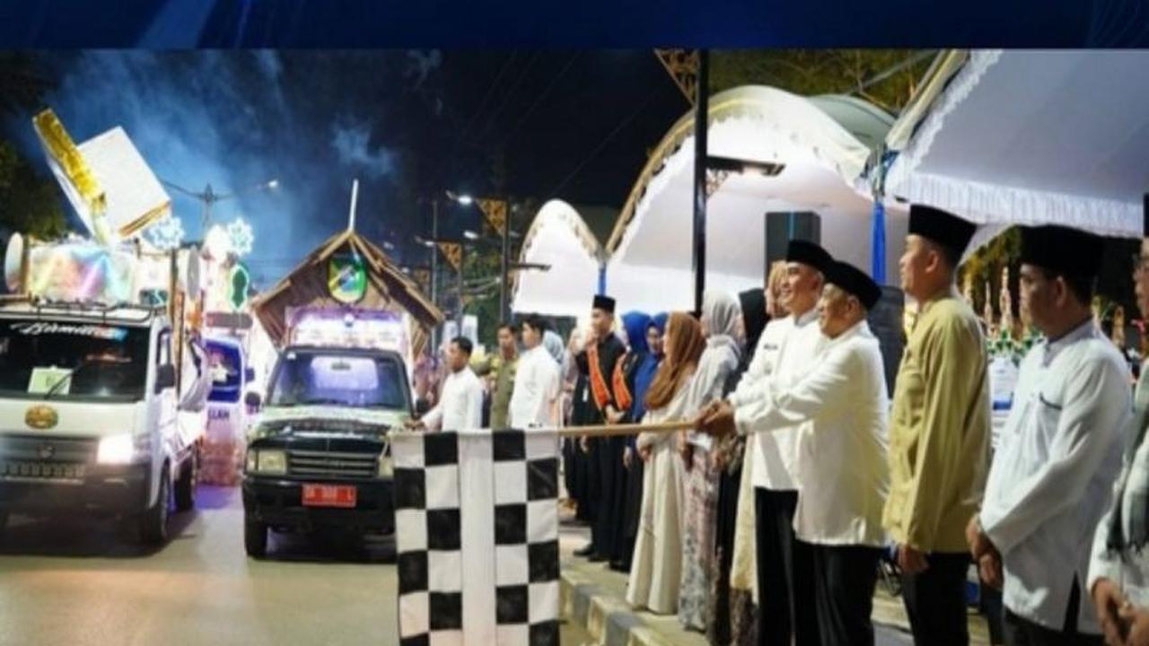 Semarak Malam Idul Fitri: Pemkab Tanah Laut Gelar Festival Gema Takbir Libatkan Puluhan Peserta