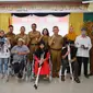 Pemkot Tarakan Beri Bantuan Alat Kesehatan Bagi Penyandang Disabilitas dan Lansia di Gedung Serbaguna Kantor Wali Kota Tarakan pada Senin (28/8)/Istimewa.