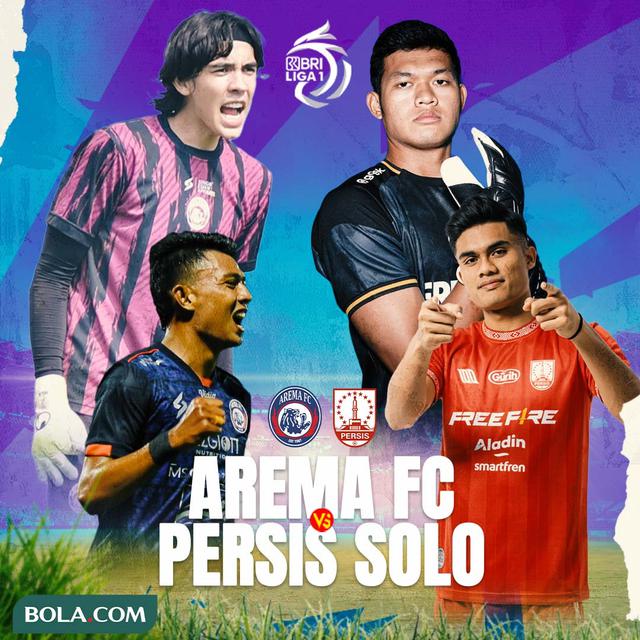 BRI Liga 1 - Duel Antarlini - Arema FC Vs Persis Solo