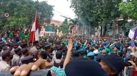 Demo Kenaikan BBM di Palu, Mahasiswa: Polisi Jangan Jadi Sambo