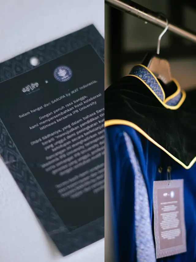 Kreasi Apik Didiet Maulana dengan Wastra, Dari Seragam Pramugari hingga Toga IPB yang Pakai Tenun