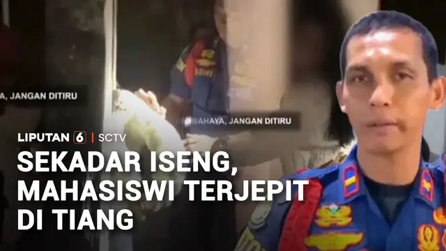 Terjebak 2 Jam, Mahasiswi Padang Dievakuasi dari Celah Tiang