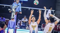 Padahal, pada laga sebelumnya di putaran pertama final four, TNI AU Electric mampu unggul tipis 3-2. (Dok. PBVSI)